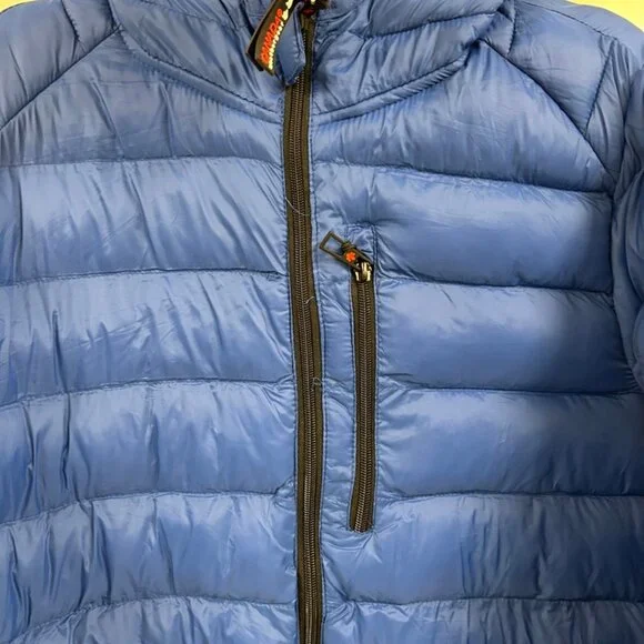 NWT Canada Weather Gear XXL Blue Packable Puffer Jacket $160 MSRP Lightweight